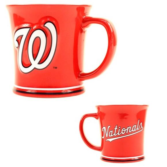 MLB Washington Nationals 15oz Mug Ceramic (1) Cup Baseball Coffee Logo New - Picture 1 of 3